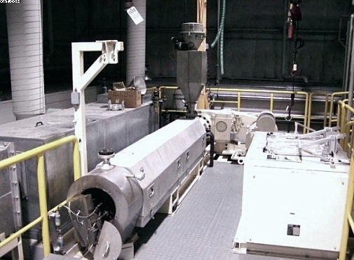 AUTOMATIK 90mm (3.5") Lowboy Extruder, 32:1, 1989 yr, 75 hp,